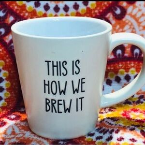 Espresso  shot ceramic mug stoneware This is How  We Brew it graphic. 2oz